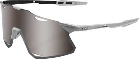 100% HYPERCRAFT Cykelbriller – Matte Stone Grey – HiPER Silver Mirror Lens