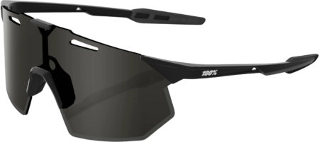 100% HYPERCRAFT SQ Cykelbriller – Matte Black – Smoke Lens - OS