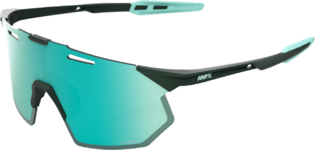 100% HYPERCRAFT SQ Cykelbriller – Soft Tact Juniper – HiPER Mint Mirror Lens