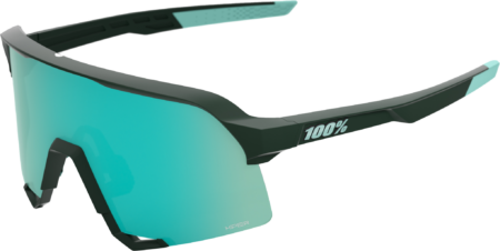 100% S3 Cykelbriller – Soft Tact Juniper – HiPER Mint Mirror Lens