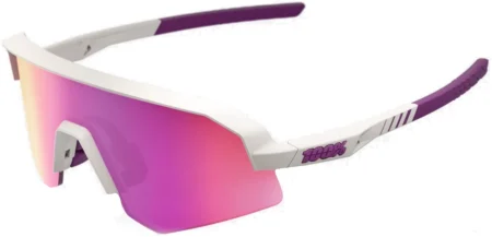 100% SLENDALE SL Cykelbriller – Satin Storm Metallic – Purple Mirror Lens