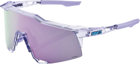 100% SPEEDCRAFT Cykelbriller – Polished Translucent Lavender – HiPER Lavender Mirror Lens