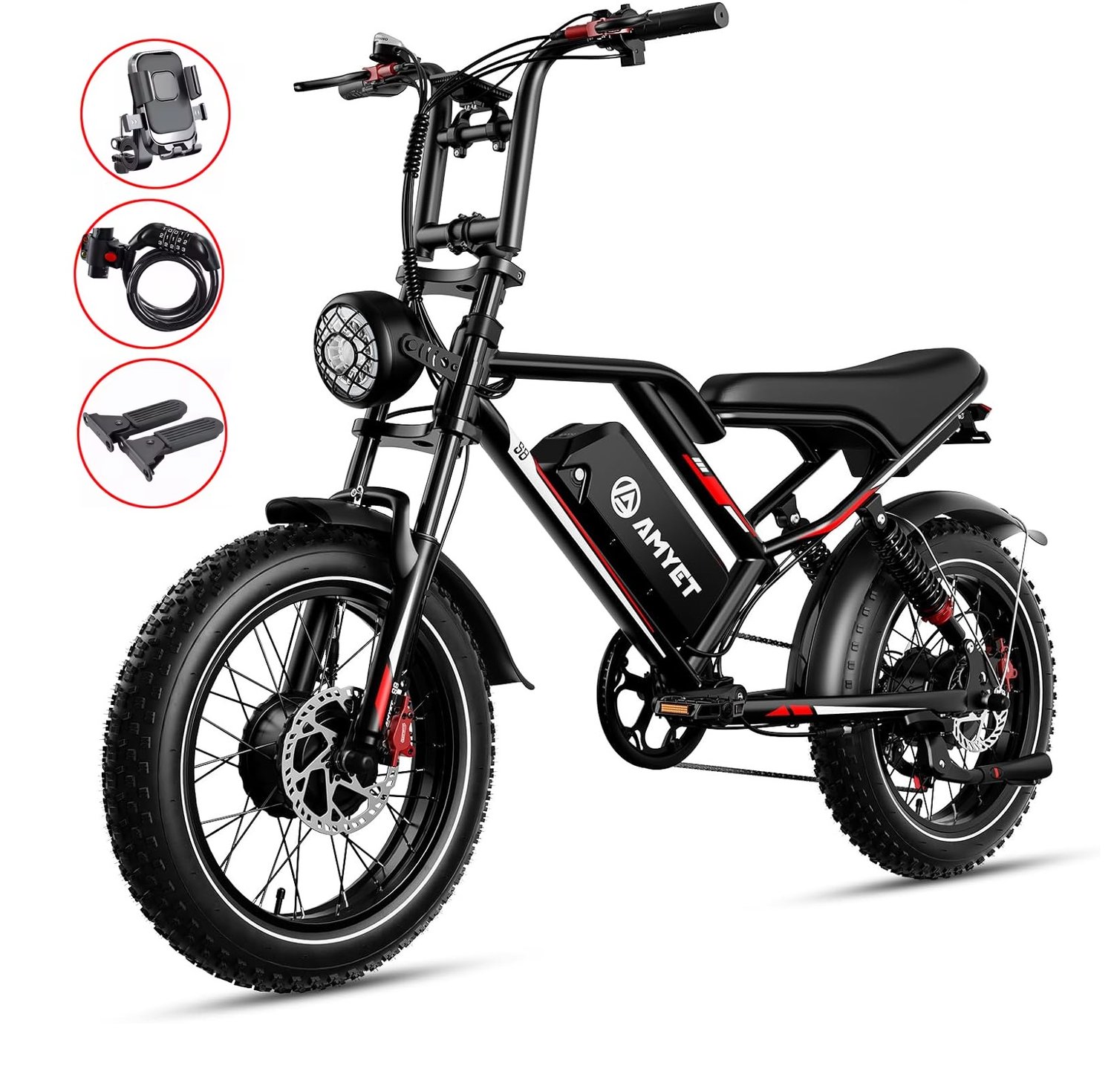 2026 - Elcykel - Ebike - S8 AMYJET 1000W 48V 17.5ah - 45km 2026 - Elcykel - Ebike - S8 AMYJET 1000W 48V 17.5ah - 45km