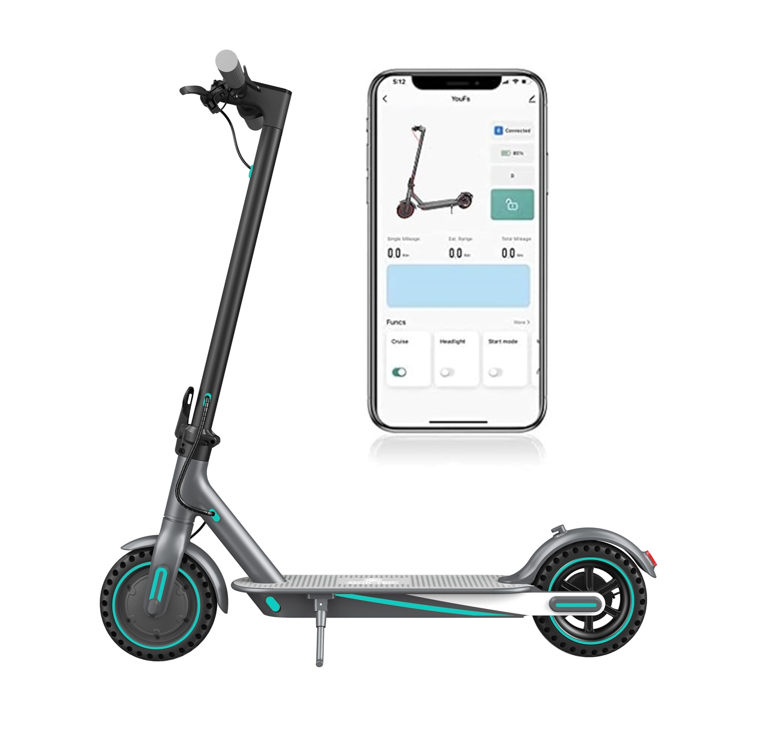 2026 - OOK-TEK V8 KickScooter Elsparkcykel - 30 km/t elcykel Electric Scooter 2026 - OOK-TEK V8 KickScooter Elsparkcykel - 30 km/t elcykel Electric Scooter