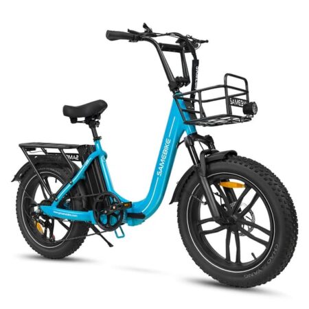 2026 SAMEBIKE C05 PRO terrængående elcykel, 20×4,0 tommer foldbar elcykel med fedtdæk med 500 W motor og aftageligt 36V 13Ah batteri