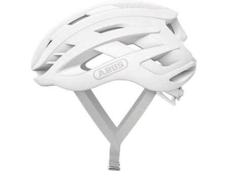 ABUS AirBreaker Pure cykelhjelm hvid (Hjelmstørrelse: 51-55 cm)