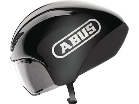 ABUS Gamechanger TT 1.1 - Cykelhjelm - Shiny Black - 54-58