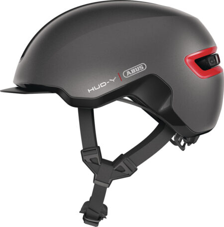 ABUS HUD-Y cykelhjelm LED titan