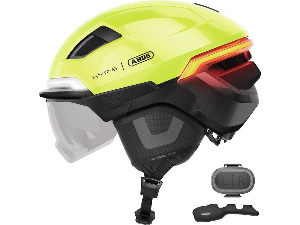 ABUS Hyp-E BL.ACE cykelhjelm signal yellow ABUS Hyp-E BL.ACE cykelhjelm signal yellow