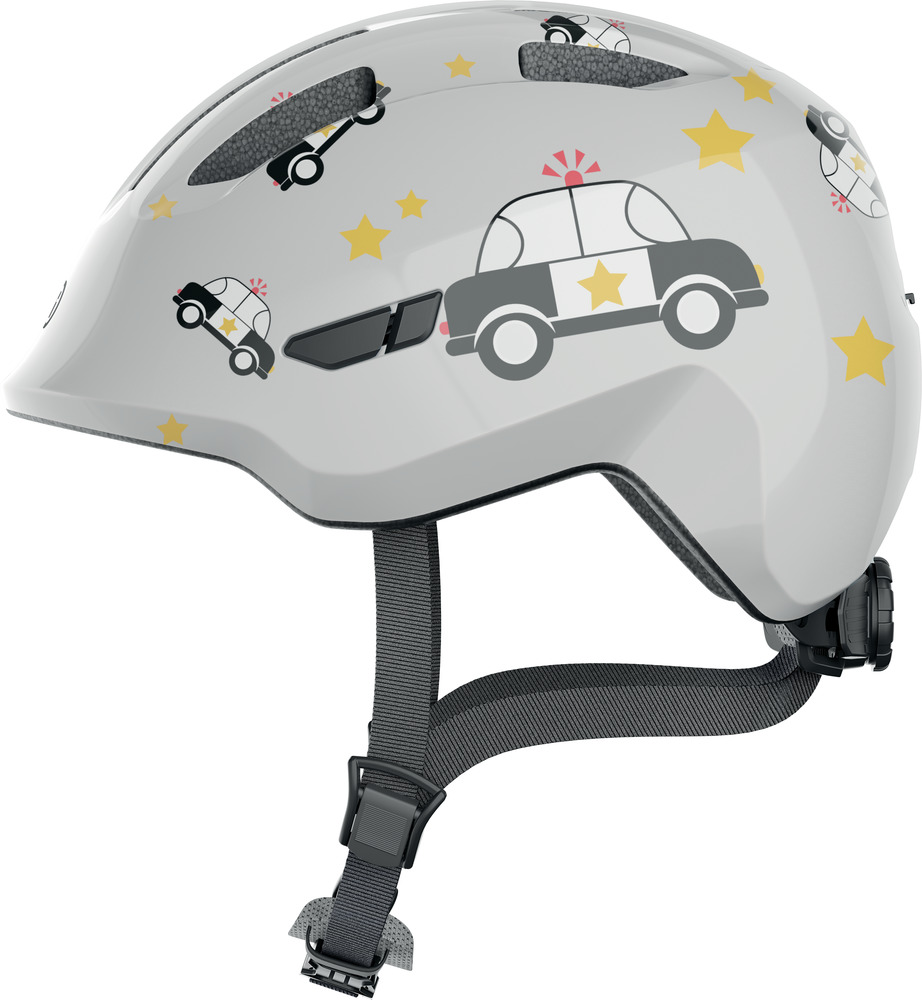 ABUS Smiley 3.0 cykelhjelm Grey Police ABUS Smiley 3.0 cykelhjelm Grey Police