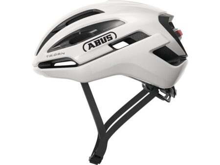ABUS Taipan LED - Cykelhjelm - Shiny White - Str. S / 51-55 cm