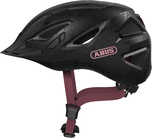 ABUS Urban-I 3.0 cykelhjelm LED Flower Art ABUS Urban-I 3.0 cykelhjelm LED Flower Art