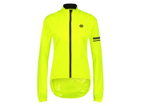 AGU Cykelregnjakke - Essential - Dame - Fluo Gul - Str. XL