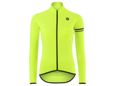 AGU Cykeltrøje - Thermo Essential - Lange ærmer - Dame - HI-VIS - Gul - Str. XS