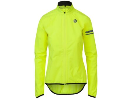 AGU Essential Rain Jacket - Cykeljakke - Dame - Hi-Vis Neon Gul - Str. M