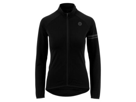 AGU Essential Thermo Langærmet Cykeltrøje Til Kvinder Sort