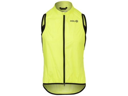 AGU Essential cykelvest Hi-Vis neon gul herre