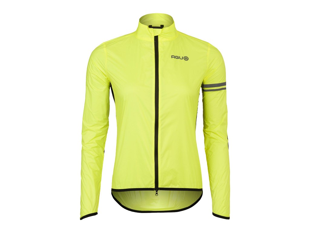 AGU Essential wind jacket cykeljakke Hi-Vis Neon Gul dame AGU Essential wind jacket cykeljakke Hi-Vis Neon Gul dame