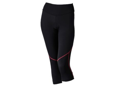AGU Grid 3/4 Cykelshorts sort/coral Str. XS