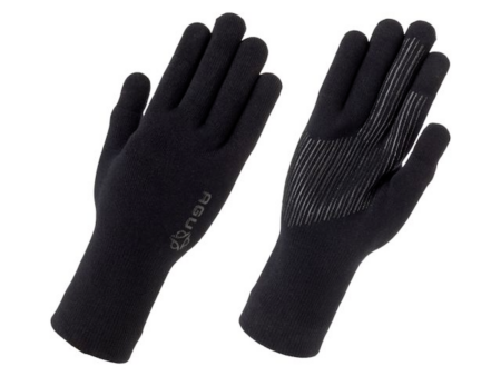 AGU Merino Knit cykelhandsker sort