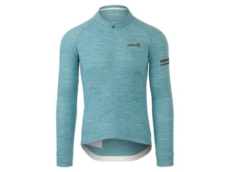 AGU Merino Performance Jersey - Cykeltrøje - Lange ærmer - Liberty Blue - M