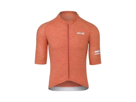 AGU Merino Performance cykeltrøje korte ærmer sunset orange herre