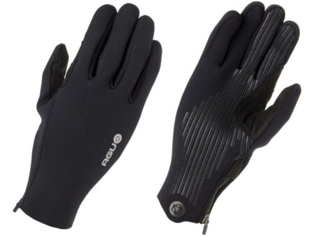AGU Neoprene Zip cykelhandsker sort