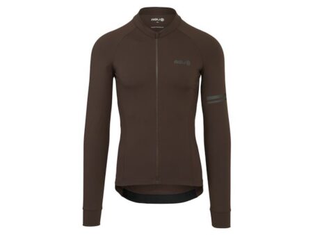 AGU Performance Solid Jersey - Cykeltrøje - Lange ærmer - Herre - Ground Coffee - L