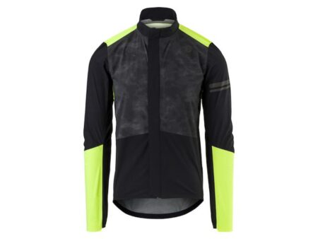 AGU Prime Performance Regnjakke - Herre - Sort/Neon gul - Str. XL