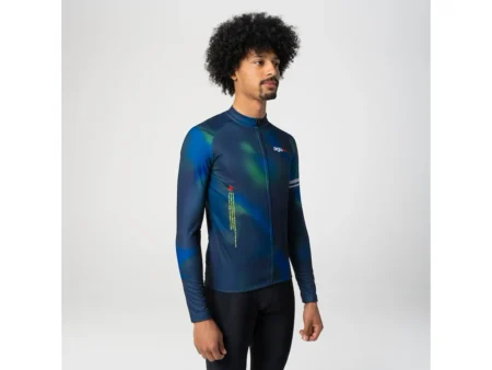 AGU Printed Essential cykeltrøje lange ærmer Herre Sort Str. L