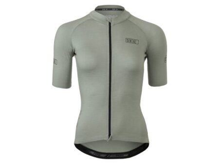 AGU SIX6 Merino kortærmet cykeltrøje Highland Green dame