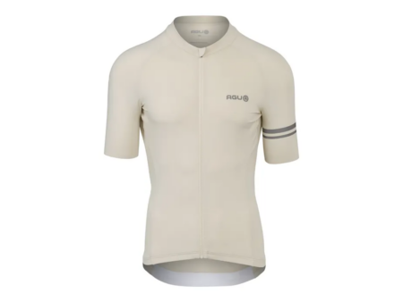 AGU Solid Performance Jersey SS - Cykeltrøje - Korte ærmer - Peanut Cream - M