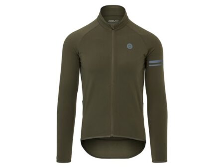 AGU Thermo Essential Langærmet Cykeltrøje Army Grøn