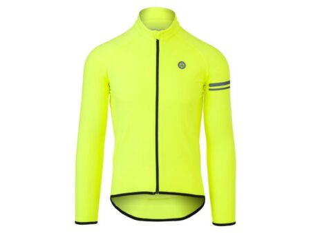 AGU Thermo Jersey Essential - Cykeltrøje - L/Æ - Hivis neon gul - Str. XL