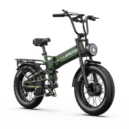 APEFOX RH20 Elcykel 750W Dobbeltmotor 48V 22,5Ah Batteri 20" Fat Tire Foldbar E-Bike