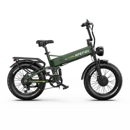APEFOX RH20 elcykel, 2*750W motorer, 22,5AH batteri, maks. hastighed på 50 km/t, 20*4,0 brede dæk
