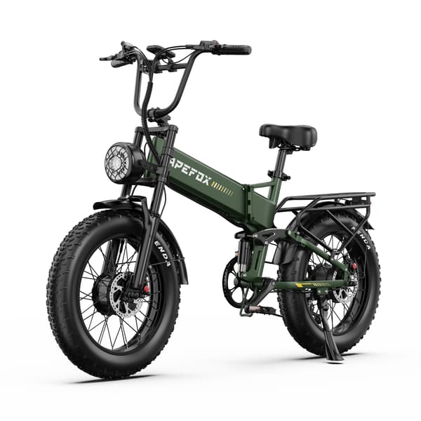 APEFOX RH20 foldbar elcykel til voksne, 750W*2 motorer 48V22.5Ah, 20*4.0 Fat Tire fuld affjedret elcykel, 50 km/t maks. hastighed 100 km rækkevidde APEFOX RH20 foldbar elcykel til voksne, 750W*2 motorer 48V22.5Ah, 20*4.0 Fat Tire fuld affjedret elcykel, 50 km/t maks. hastighed 100 km rækkevidde