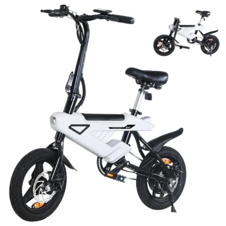 AVDL A02 Elcykel 250W Motor, 14-tommer Dæk, Maksimal Hastighed 25 km/t, Aftageligt Batteri, LCD-display, Fartpilot, Foldbar Pendler Elcykel