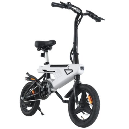 AVDL A02 Sammenklappelig Elektrisk Cykel til Voksne 36V 6,4Ah, Aftageligt Lithiumbatteri, 14 Tommer, Lang Rækkevidde 25-40 km, City Elcykel til Pendling