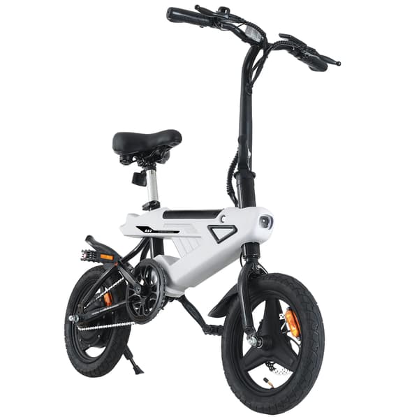 AVDL A02 Sammenklappelig Elektrisk Cykel til Voksne 36V 6,4Ah, Aftageligt Lithiumbatteri, 14 Tommer, Lang Rækkevidde 25-40 km, City Elcykel til Pendling AVDL A02 Sammenklappelig Elektrisk Cykel til Voksne 36V 6,4Ah, Aftageligt Lithiumbatteri, 14 Tommer, Lang Rækkevidde 25-40 km, City Elcykel til Pendling