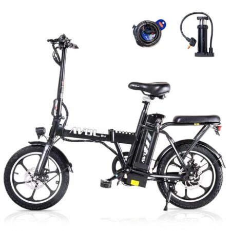 AVDL A10 Voksen Elcykel 250W Motor Bypendler E-Cykel 36V 12.8Ah Batteri E-Cykel 16-Tommers Brede Dæk Elcykel
