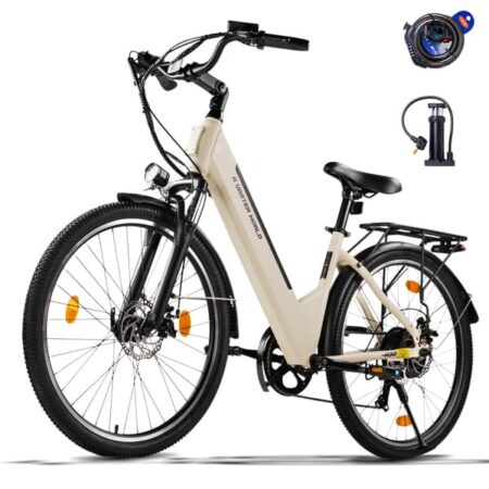 AVDL A32 Elcykel 250W Motor 36V 10,4Ah batteri Shimano 7-Speed 26 Tommer City E-Bike Urban Commuter Cykel 40-60 km Rækkevidde