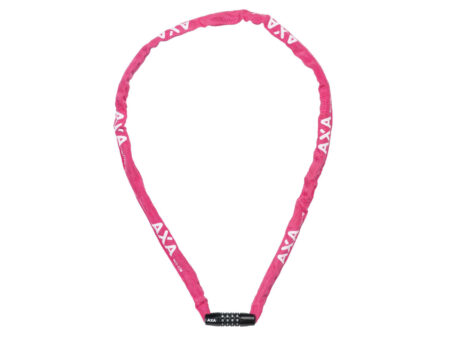 AXA - Kædelås til El Løbehjul - m/kode - Pink