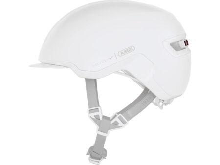 Abus Hud-Y - Cykelhjelm - Pure white - Str. L