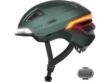 Abus Hyp-E Urban cykelhjelm med lys jungle green