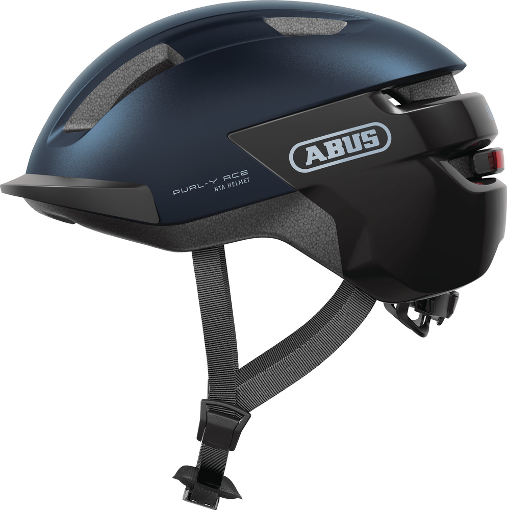 Abus PURL-Y ACE m. LED lys - Midnight Blue (elcykel hjelm) Abus PURL-Y ACE m. LED lys - Midnight Blue (elcykel hjelm)