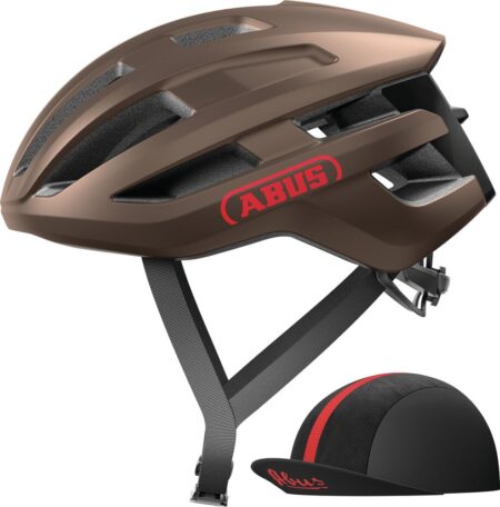 Abus PowerDome ACE metallic copper cykelhjelm - Small (51-55 cm)