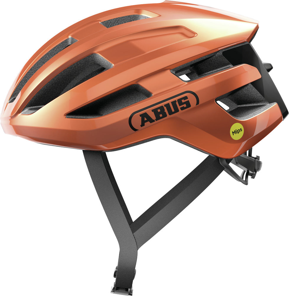 Abus PowerDome MIPS goldfish orange cykelhjelm - Small (51-55 cm) Abus PowerDome MIPS goldfish orange cykelhjelm - Small (51-55 cm)