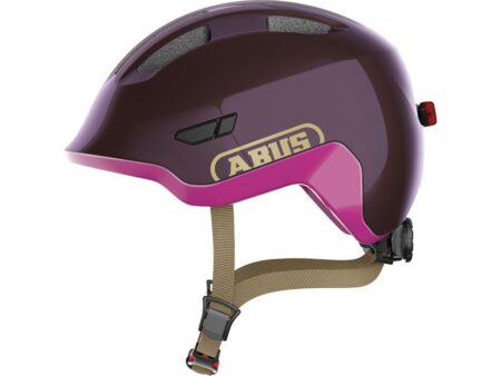 Abus Smiley 3.0 Ace LED Cykelhjelm Royal Purple (Hjelmstørrelse: 45-50 cm)