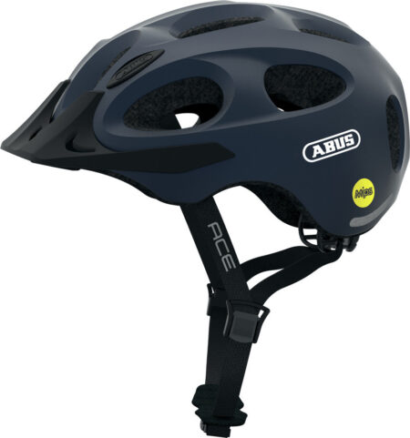 Abus Youn-I ACE MIPS metallic blue Cykelhjelm - Medium (52-57 cm)